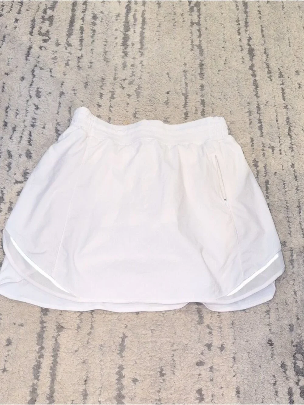 Lululemon Hotty Hot High-Rise Skirt Long White